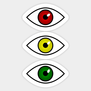 Traffic Eyes Sticker